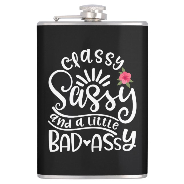 Flasques Sassy Classique Et Un Peu Mauvais Assy Amis Sassy (Devant)