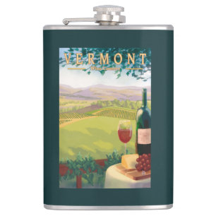 Flasques Scène de pays de VermontWine