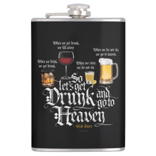 Flasques Se Faire Drunk Et Aller Au Ciel (Toast Irlandais