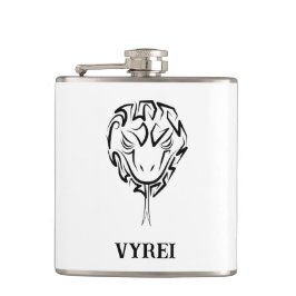 Flasques Serpent tribal noir et blanc