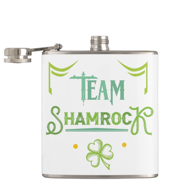 Flasques Shamrock d'équipe (Ouvert)