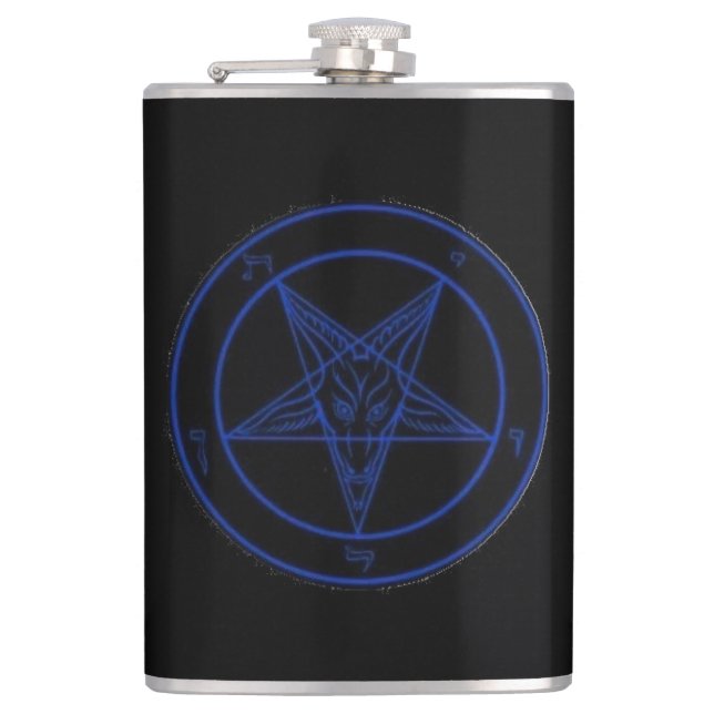 Flasques Sigil de Baphomet (BLEU) (Devant)