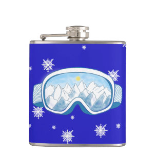Flasques Ski Goggers Snowflake Dance