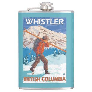Flasques Skis de transport de neige de skieur - Whistler,