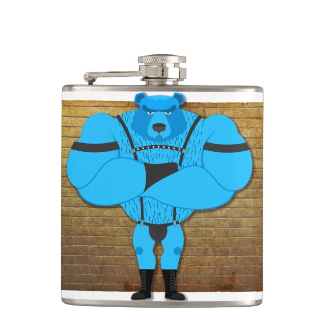 Flasques SlipperyJoe's gay muscle ours dessin animé thong l (Devant)
