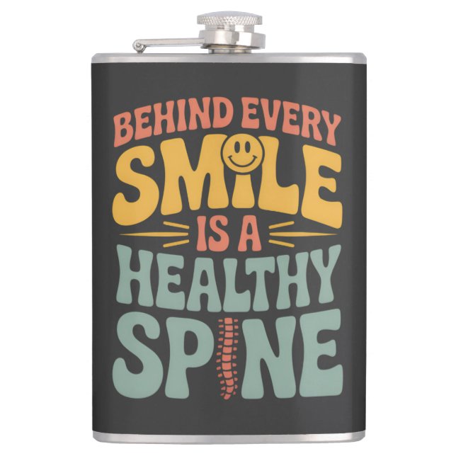 Flasques Smile Healthy Spine Chiropractor Conception de dev (Devant)