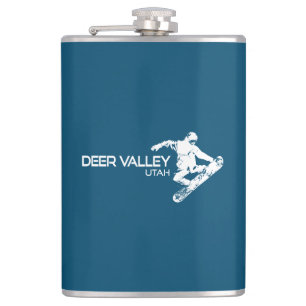 Flasques Snowboardeur de Deer Valley Utah