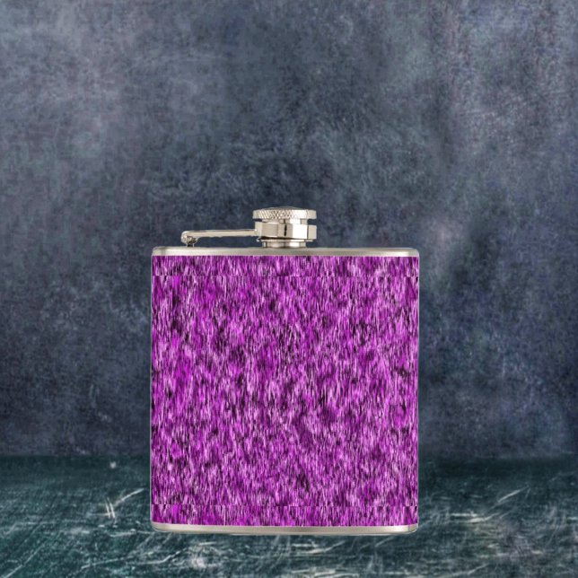 Flasques Soie arrosée IV (This Watered Silk-IV design, gives an luxurious, look to this flask!)