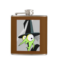 Sorcière Dans La Fiole Miroir