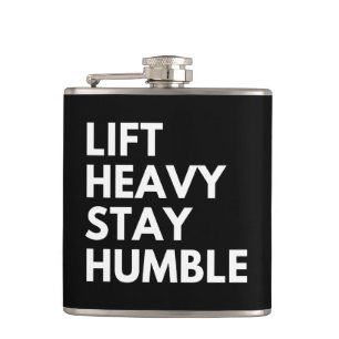 FLASQUES SOULEVER LOURD RESTER HUMBLE