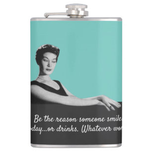 Flasques Soyez la raison Snarky Vintage