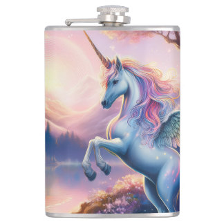 Flasques Sparkle Magical Unicorn Fantasy Travel Bar Flask