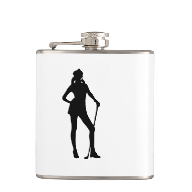 Flasques Sport femelle de golfeur (Devant)