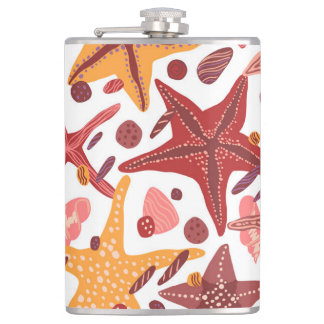 Flasques Starfish Shells : Motif scandinave