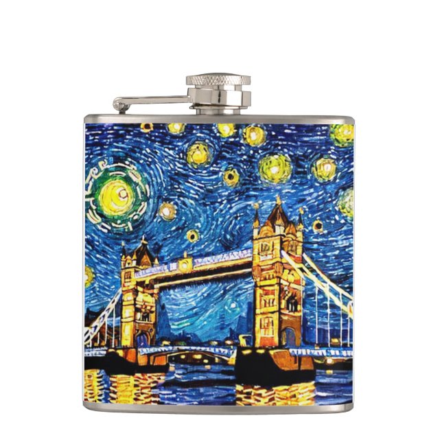 Flasques Starry Starry Night Londres Angleterre (Devant)