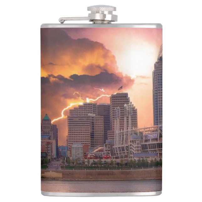 Flasques Stormy Cincinnati Great American Ball Park (Devant)