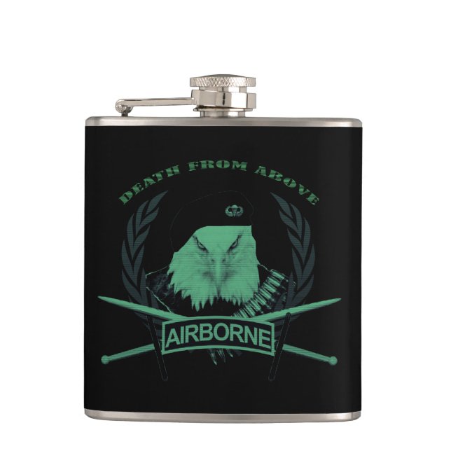 Flasques Style de symbole militaire d'armée aéroportée (Devant)