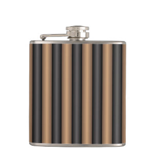 Flasques Style moderne Grillades Brown grillées avec profon