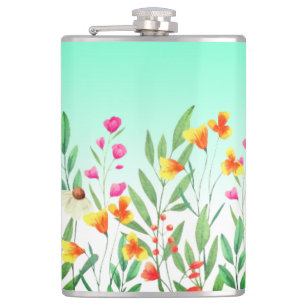 Flasques Sublimation fleur sauvage
