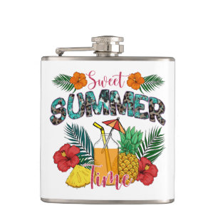 Flasques Sweet Summer Time Beach   Île tropicale