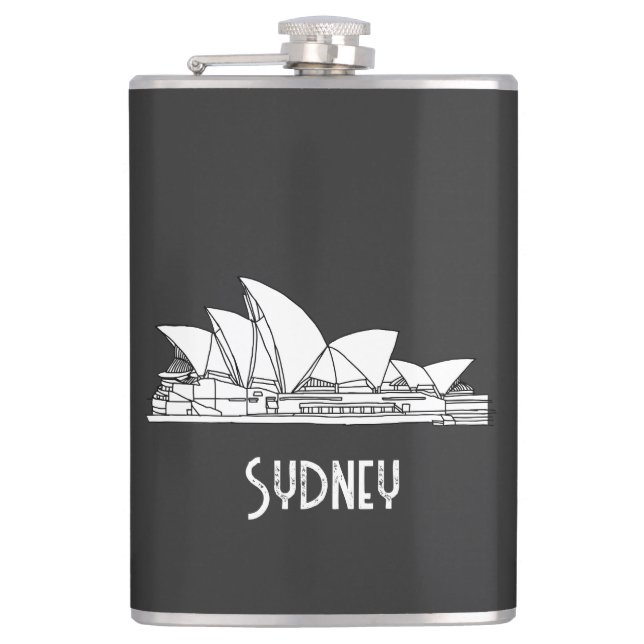 Flasques Sydney Opera House Australie en souvenir (Devant)
