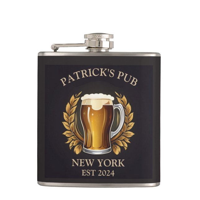 Flasques Symbole de pub personnalisé pour la barre d'accuei (Devant)