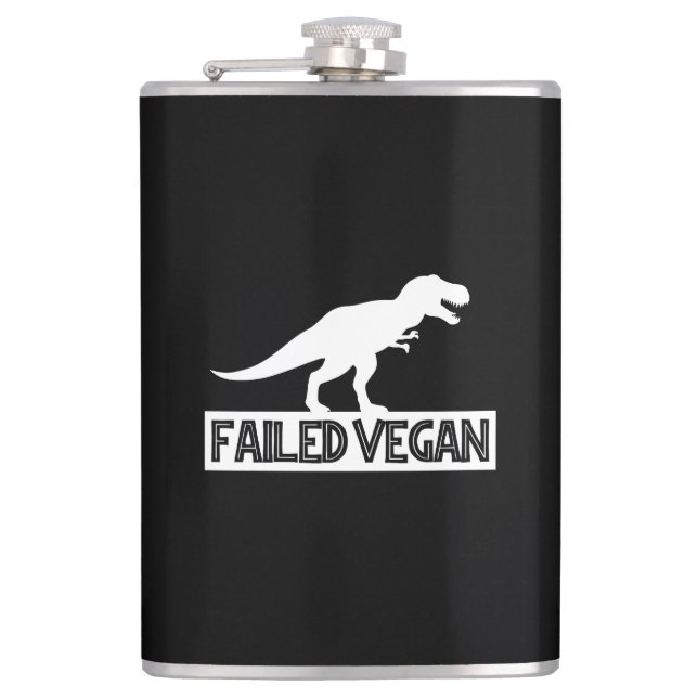 Flasques T-Rex Vegan ayant échoué (Devant)