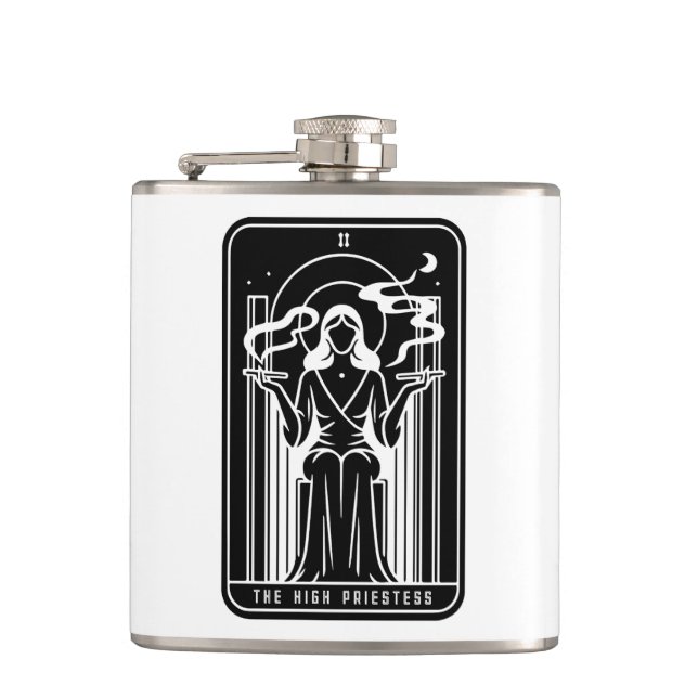 Flasques Tarot Haute Prêtesse Femme Mauvaise Mauvaise Mauva (Devant)