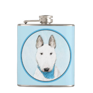 Flasques Taureau Terrier - Cute Original Chien Art