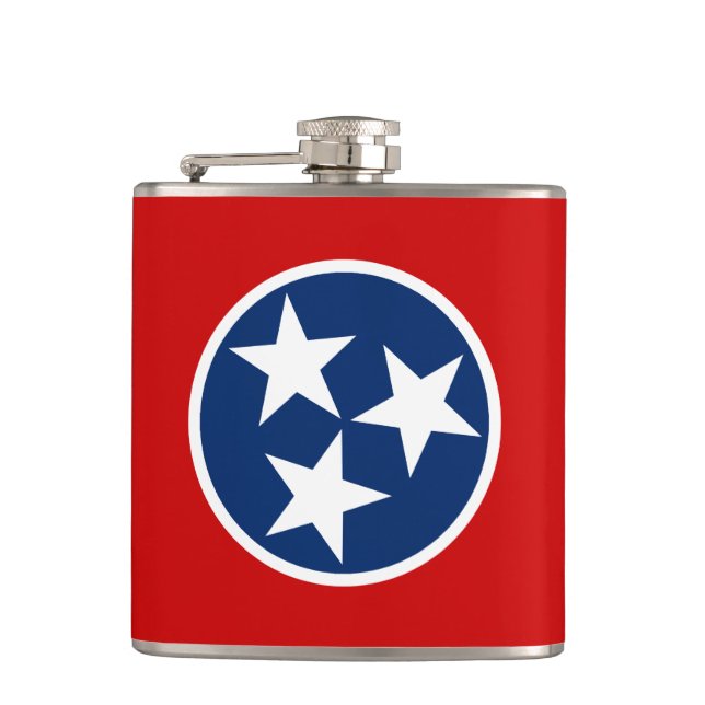 Flasques Tennessee Flag & travel Tennesse États-Unis/sports (Devant)