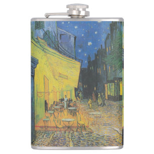 Flasques Terrasse de VAN GOGH- Cafe la nuit 1888