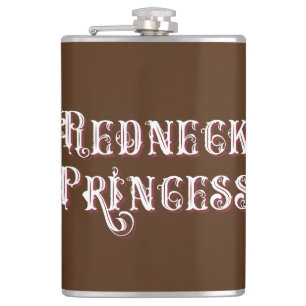 Flasques Texte fantaisie de la princesse Redneck