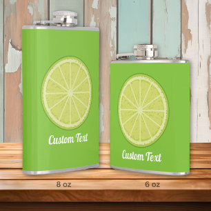 Flasques Tranche de citron vert