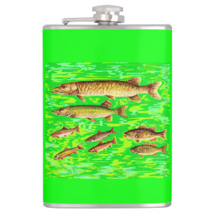 Flasques trop de poissons dans la mer