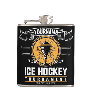 Flasques Trophée de hockey sur glace personnalisé Joueur Éq