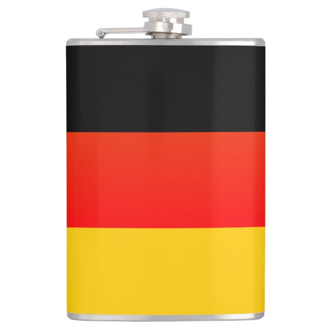 Flasques Tumbler thermique drapeau allemand ou Deutsche Fla (Devant)