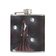 UNE FEMME DANS UN CIEL DE NUIT ÉFFRAYANT AVEC DES 