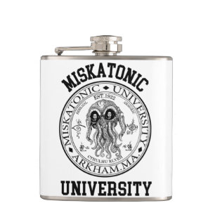 Flasques Université CTHULHU HP LOVECRAFT de Miskatonic