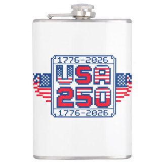 Flasques USA 250 – 1776 to 2026 Pixel Art