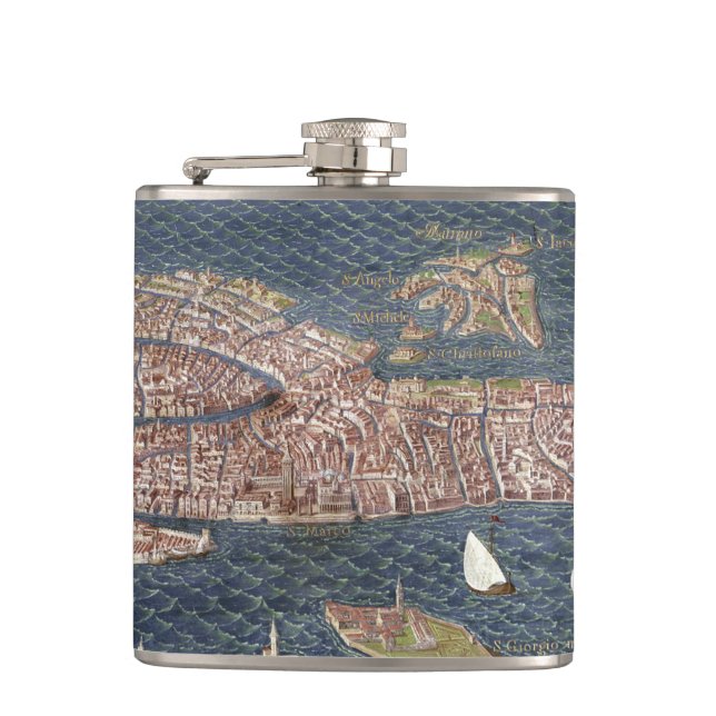 Flasques VENISE : CARTE, XVIème siècle (Devant)