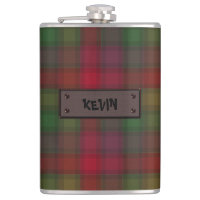 Vert et rouge, fiole de tartan