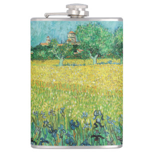 Flasques Vincent van Gogh - Champ avec Iris près d'Arles