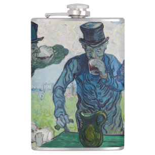 Flasques Vincent van Gogh - Les buveurs, après Daumier