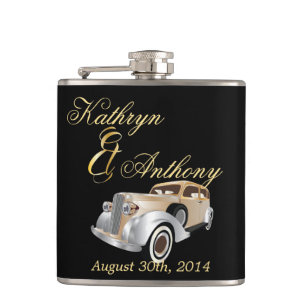 Flasques Vintage classique Gatsby Style Groom cadeau