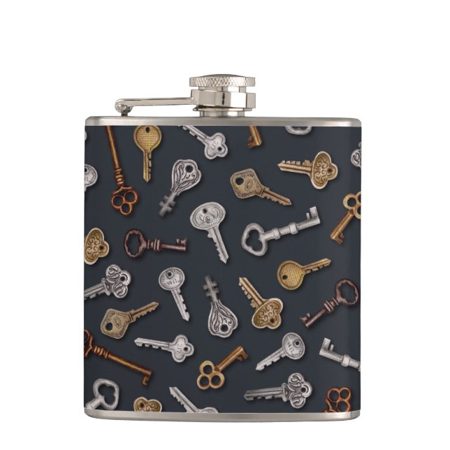 Flasques Vintage et Antique Keys (Devant)