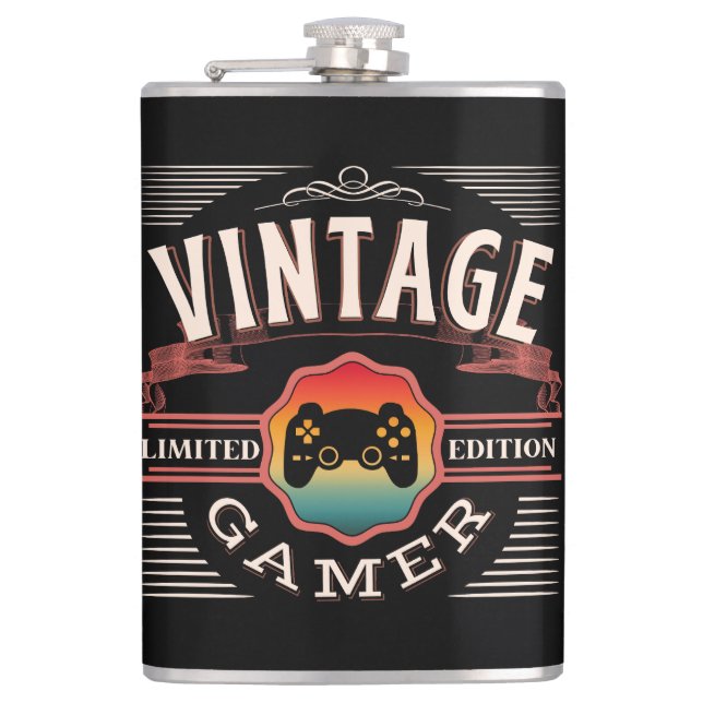 FLASQUES VINTAGE GAMER LIMITED EDITION (Devant)