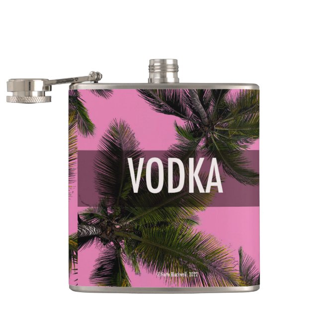 Flasques Vodka Flask (Ouvert)