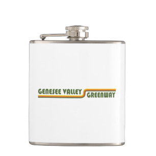 Flasques Voie verte de Genesee Valley New York