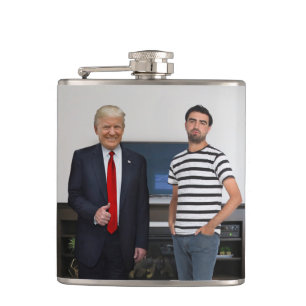 Flasques Vous avez rencontré le président Donald Trump   Aj