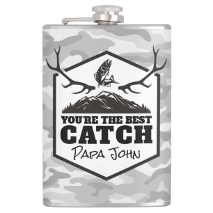 Flasques Vous êtes le meilleur cadeau personnalisé Catch